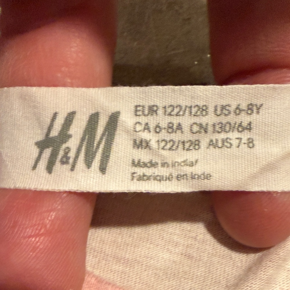 H&M Pink Apple Print Kids Casual Dress - Picture 2 of 4